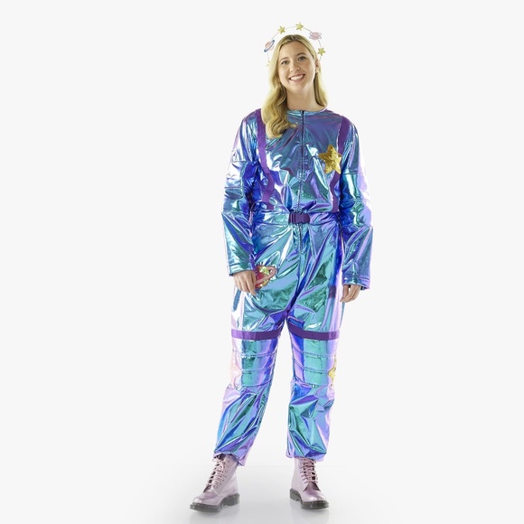 Adult Light-Up Cosmic Sparkle Astronaut Costume - PBK - Picture 1 of 14